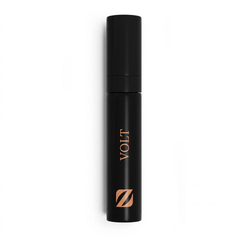 Czarny atomizer podróżny Olfazeta by Chogan Volt, miedziana nazwa i logo Z na białym tle